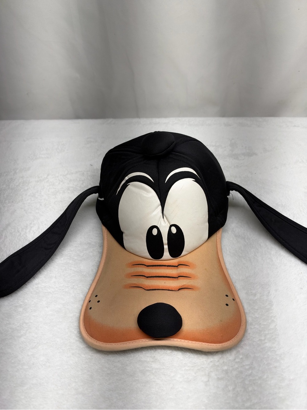 Walt Disney World Unisex Adult Black Beige Padded Foam Floppy Ears Goofy Hat